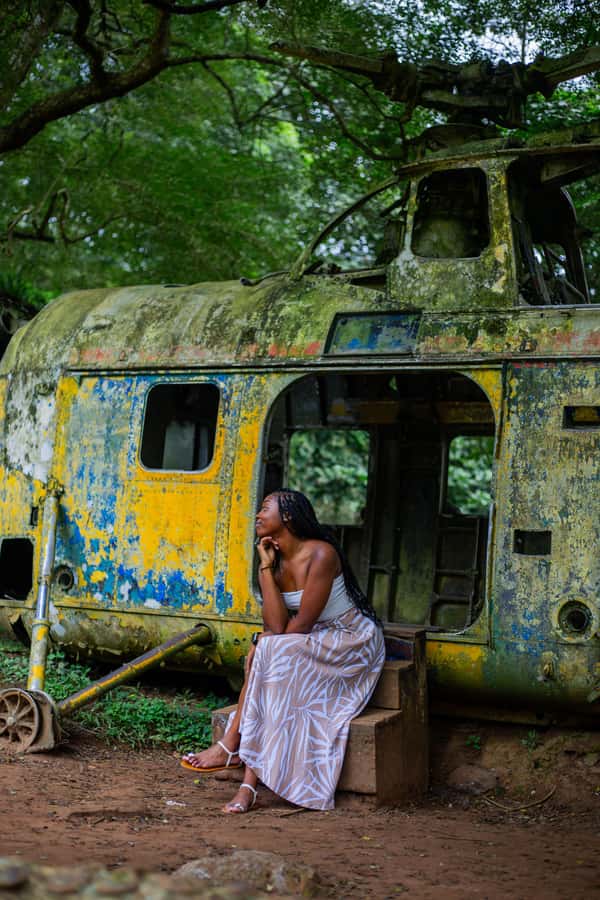 Accra: Aburi Botanical Garden, Cocoa Farm, and Waterfall … - Asenema Waterfall and the short forest walk