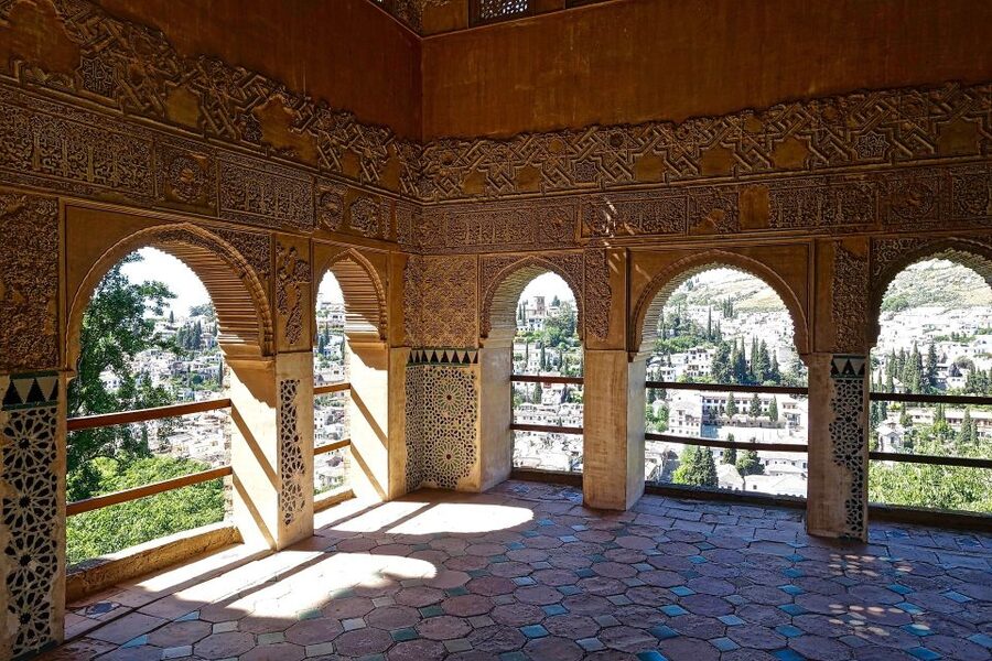 Alhambra's Gardens: Generalife, Partal, Alcazaba, & Carlos V - Partal Palace and the earliest palace story