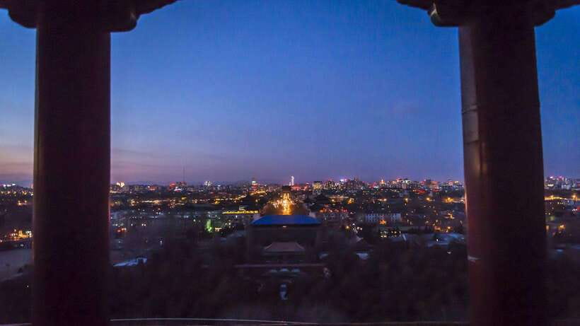 Beijing:Jingshan Park (Palace Museum Garden) Ticket - Morning calm or crowded sunset?