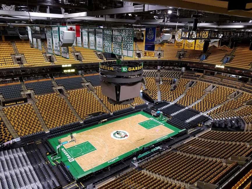 Boston: TD Garden Arena Tour - Entering TD Garden through Bruins Heritage Hall