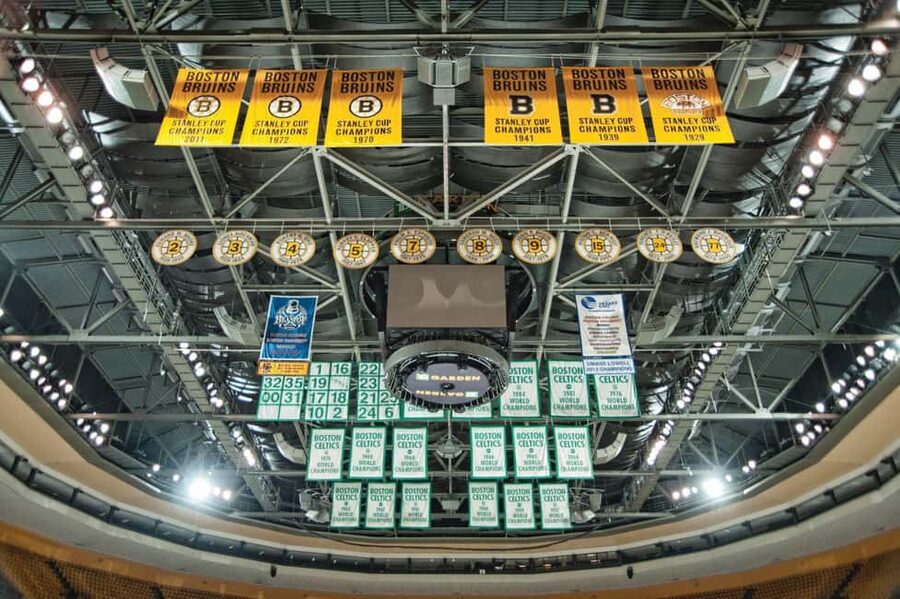 Boston: TD Garden Arena Tour - The player tunnels reveal the arena’s working side