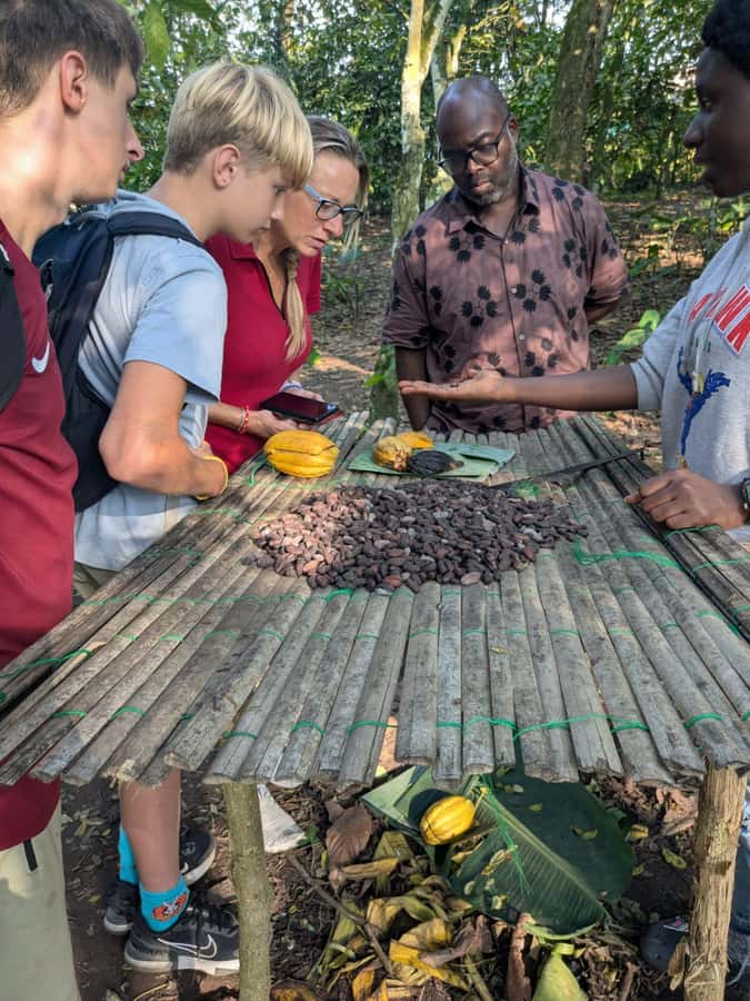 Boti Falls, Umbrella Rock, Aburi Gardens & Cocoa Farm Tour - Umbrella Rock, the day’s best viewpoint