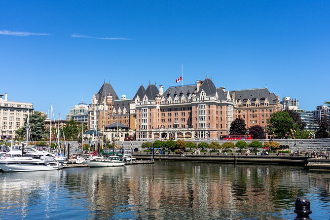 Butchart Gardens and Victoria Sightseeing Tour from Vancouver - Victoria’s Inner Harbour, Mile 0, and the Empress