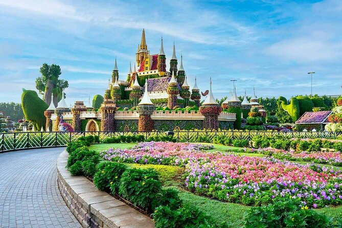 Dubai: Miracle Garden Tickets with Round-trip Transfer - Refreshments, shops, and the parts that cost extra