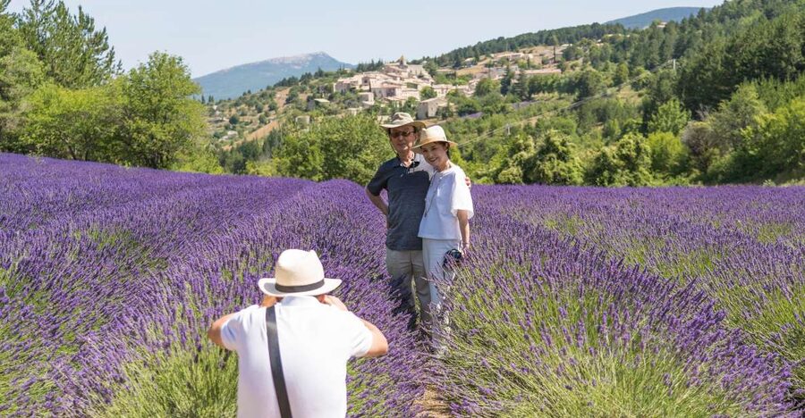 From Avignon: Half-Day Lavender Tour of Luberon - Roussillon: 45 minutes among ochre walls