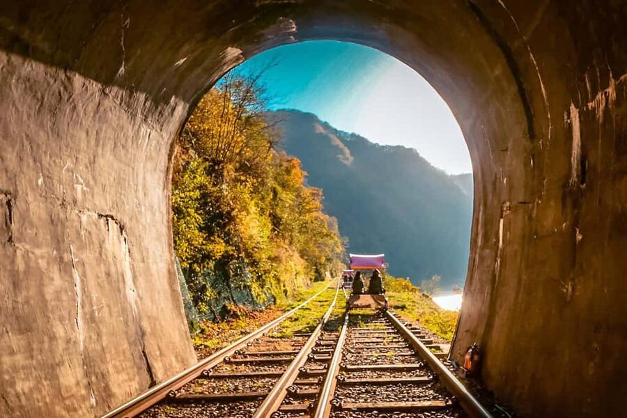 From Seoul: Nami Island, K-drama Garden & Rail Bike Day Tour - Garden of Morning Calm and its changing seasons