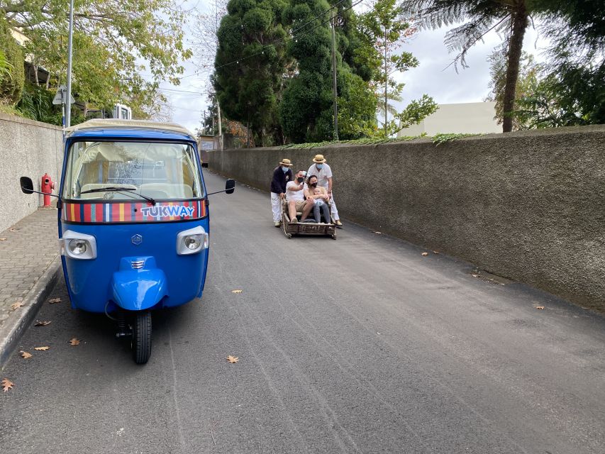 Funchal: Monte Tropical Garden & Toboggan Ride by Tuk Tuk - The climb to Monte and its church