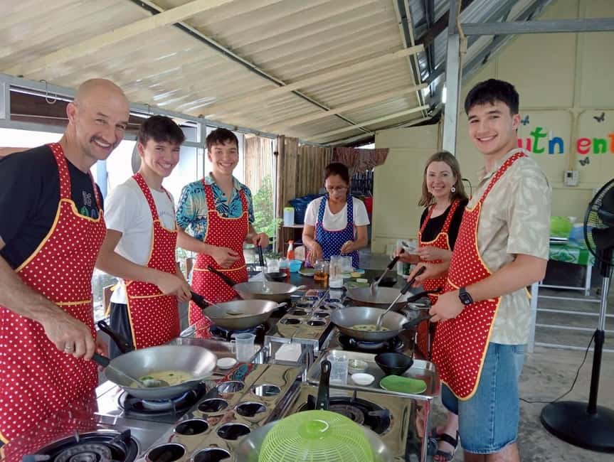 Krabi: Authentic Thai Cooking Class+Thai Herbs Garden Tour - From hotel pickup to the herb garden