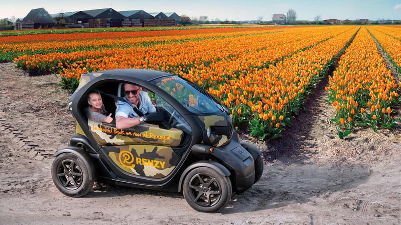 Lisse: Self-Guided Tulip Fields GPS Audio Tour - Why the Twizy is the star of the outing