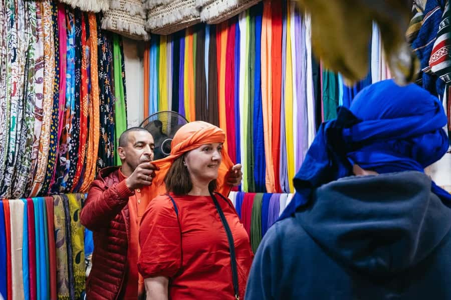 Marrakech: Ben Youssef, Secret Garden, & Souks Walking Tour - The Secret Garden: a quiet break behind Medina walls