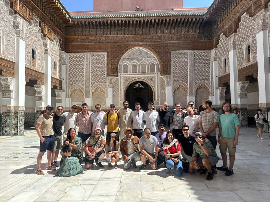 Marrakech: Madrasa Ben Youssef, Secret Garden & Medina Tour - Through the souks and the working Medina