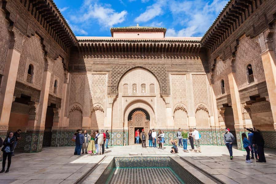 Marrakesh: Bahia Palace, Ben Youssef Medersa & Secret Garden - Le Jardin Secret: quiet after the souks