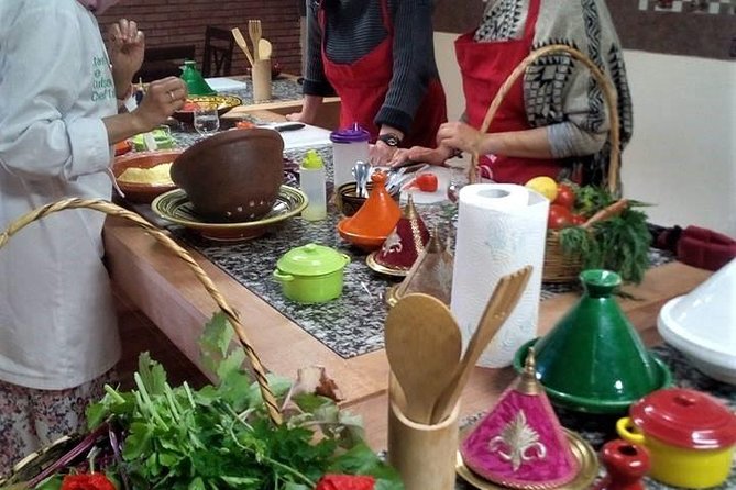 Organic Moroccan Cooking Class At Secret Berber Garden CT - Making Moroccan bread, salads, and mint tea