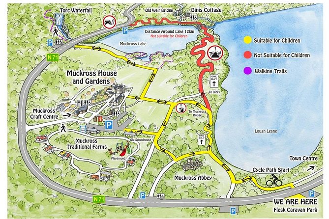 Self-Guided Bike Tour of Killarney National Park, Muckross Gardens & Waterfall - Muckross House and Gardens: the grand first stop