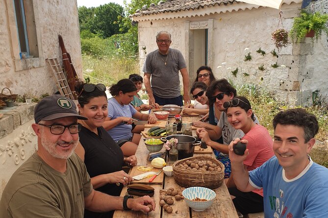 Slowlife Family Farm- Cook with us From Garden to Table Syracuse - Meet Carlo and Jessie in the outdoor kitchen