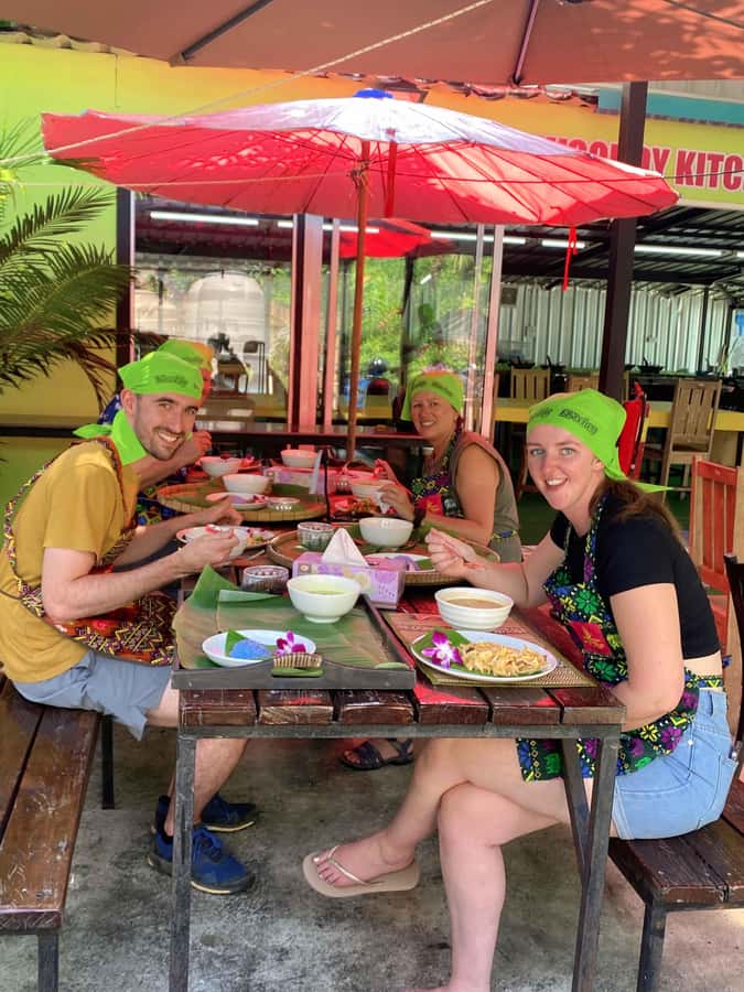 Thai Cooking Class with Market & Garden Tour - The food is part of the lesson