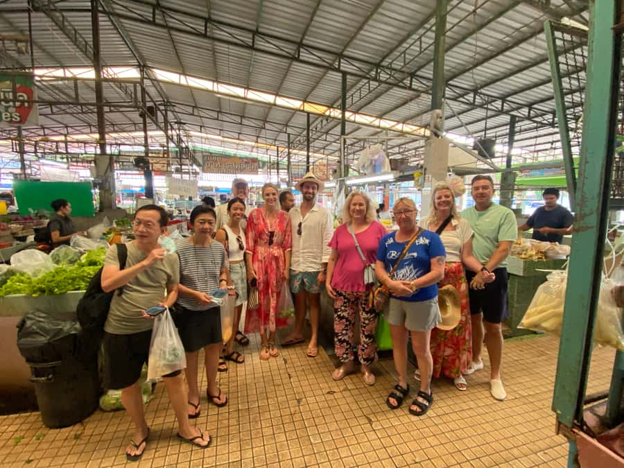 Thai Cooking Class with Market & Garden Tour - Transfers, group size, and practical details