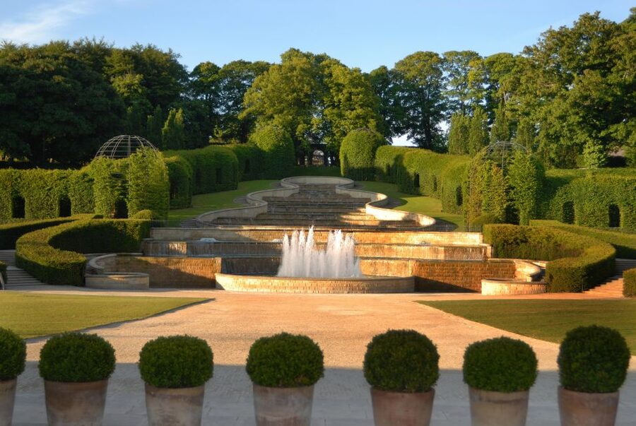 The Alnwick Garden: Entry Ticket - The Grand Cascade sets the tone