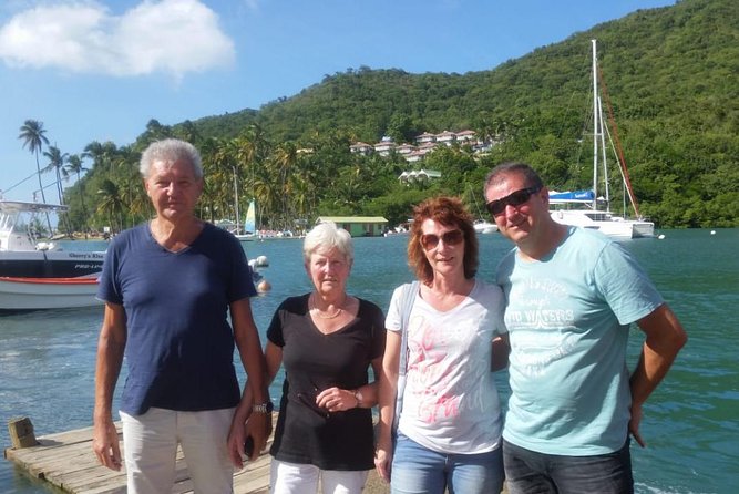 Trip to Soufiere: Volcano, Twin Pitons, Waterfall, Mud Bath & Botanical Garden - Diamond Falls Botanical Garden and waterfall