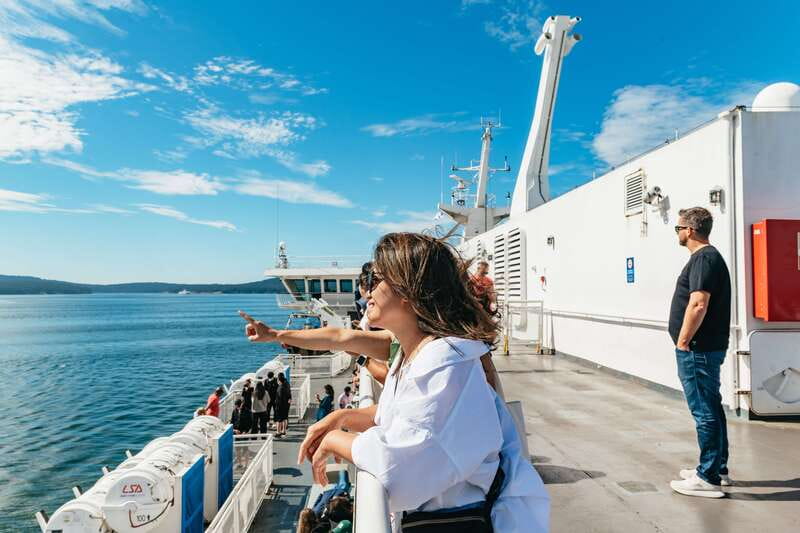 Vancouver: Victoria, Gulf Islands Cruise, & Butchart Gardens - The BC Ferry crossing through the Gulf Islands