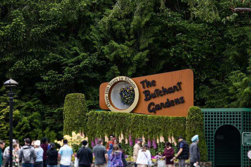 Victoria: City Highlights and Butchart Gardens Tour - The Inner Harbour from a moving viewpoint