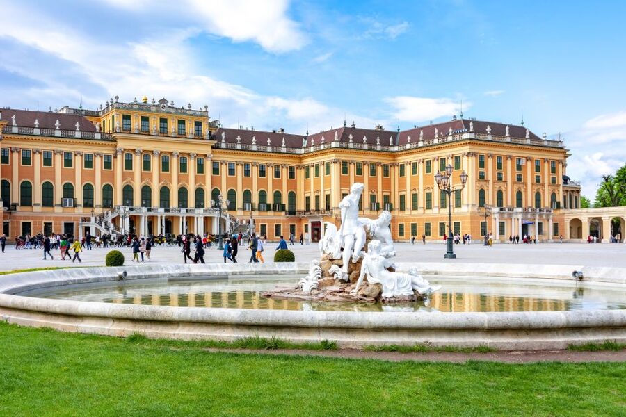 Vienna: Skip-the-Line Schönbrunn Palace & Gardens Tour - Walking the courtyards and formal gardens